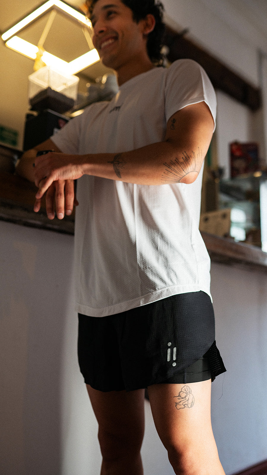 Pantaloneta Hombre 5 Inches - Negra