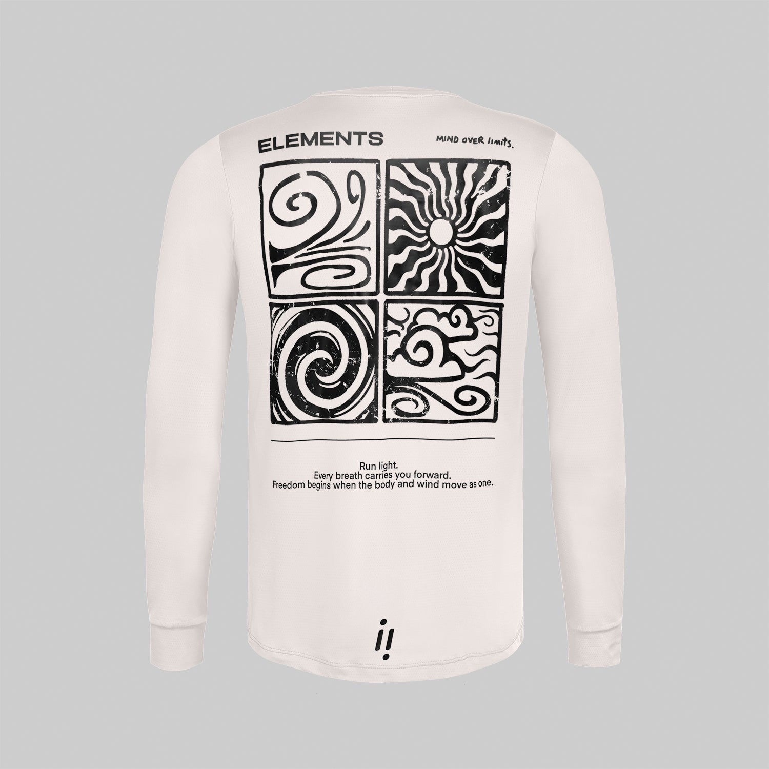 Camiseta Manga Larga Running Hombre Wind