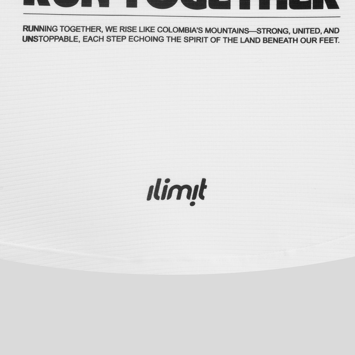 camiseta running manga larga run together ilimit