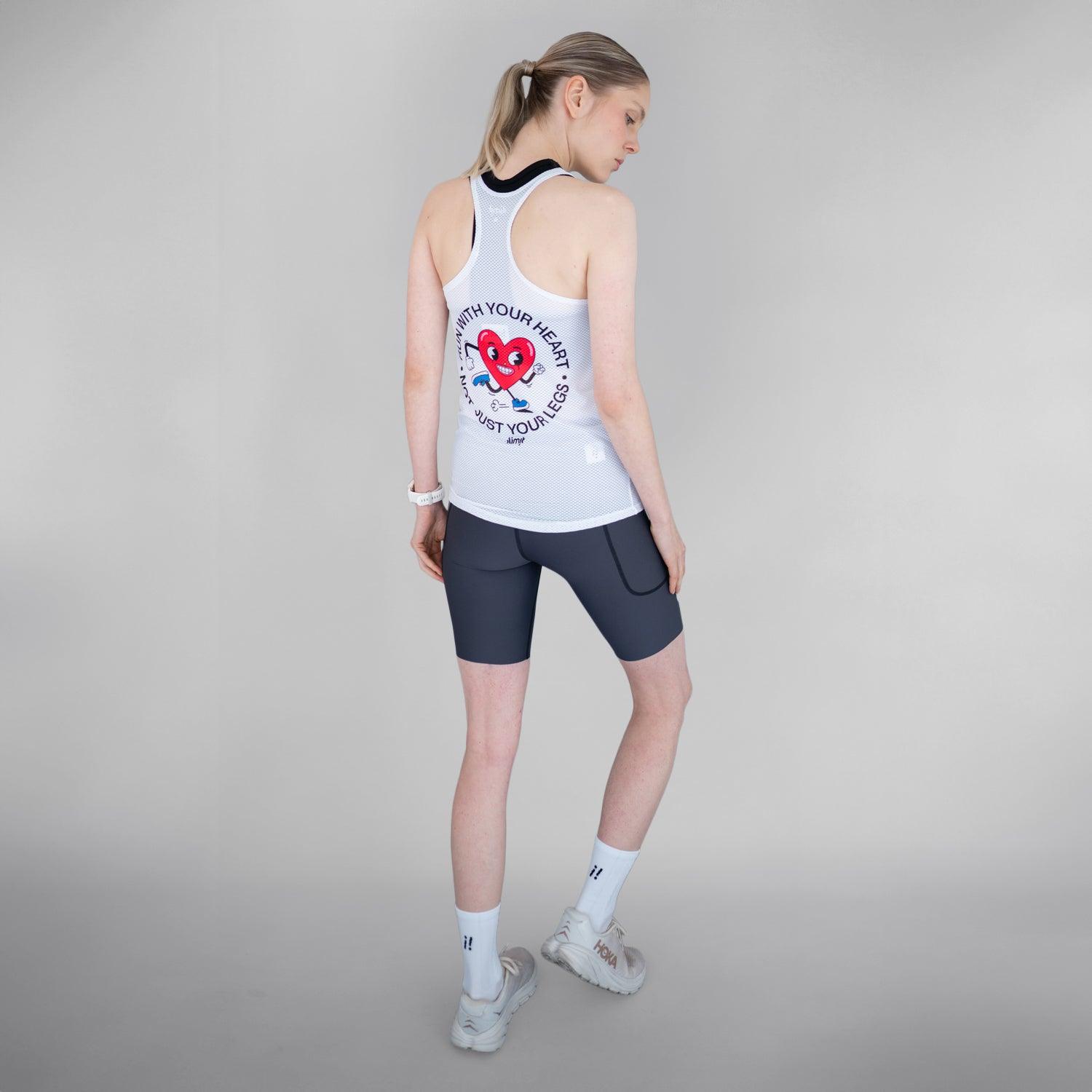 Camiseta Running Mujer blanca Pro Race