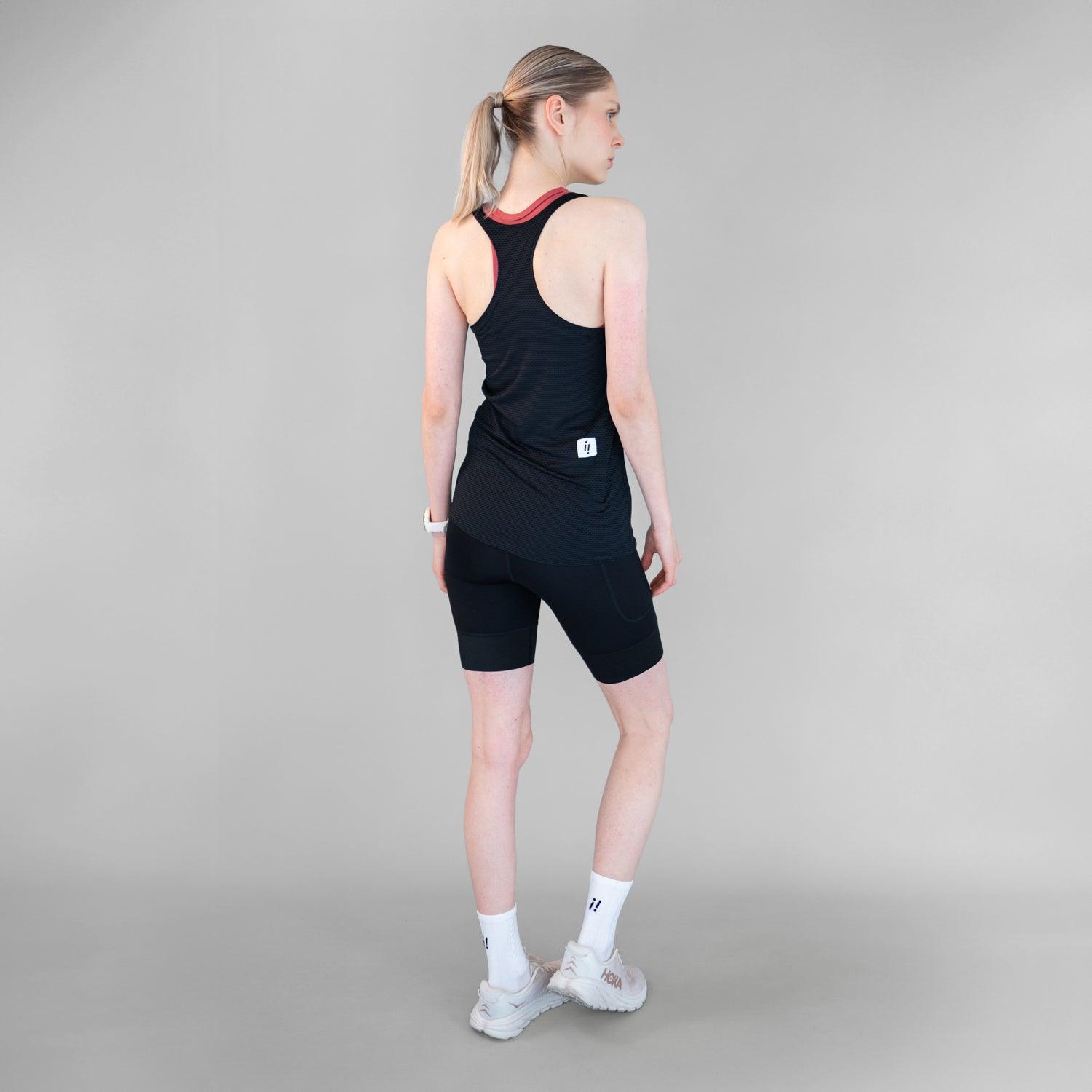 Camiseta Running Mujer negra Pro Race