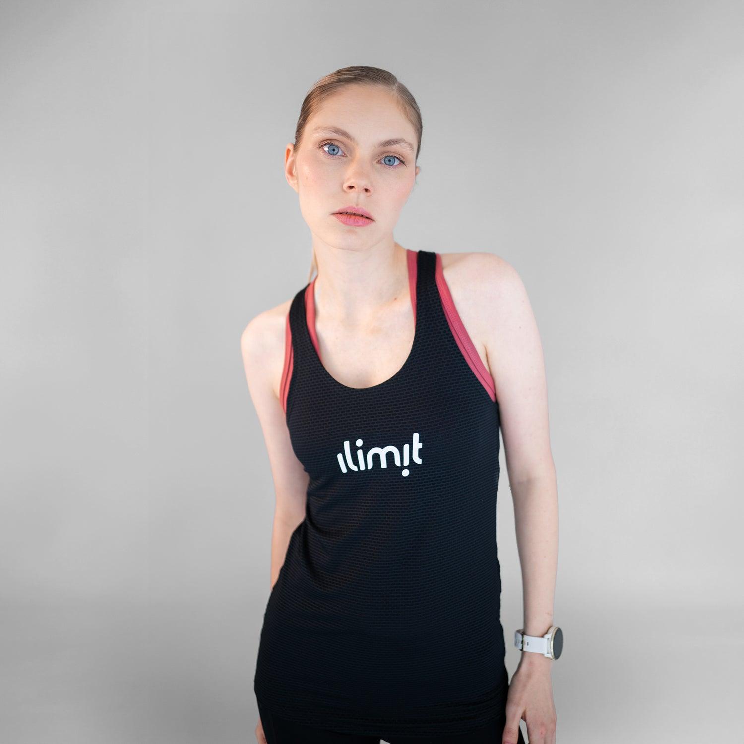 Camiseta Running Mujer Pro Race Negra