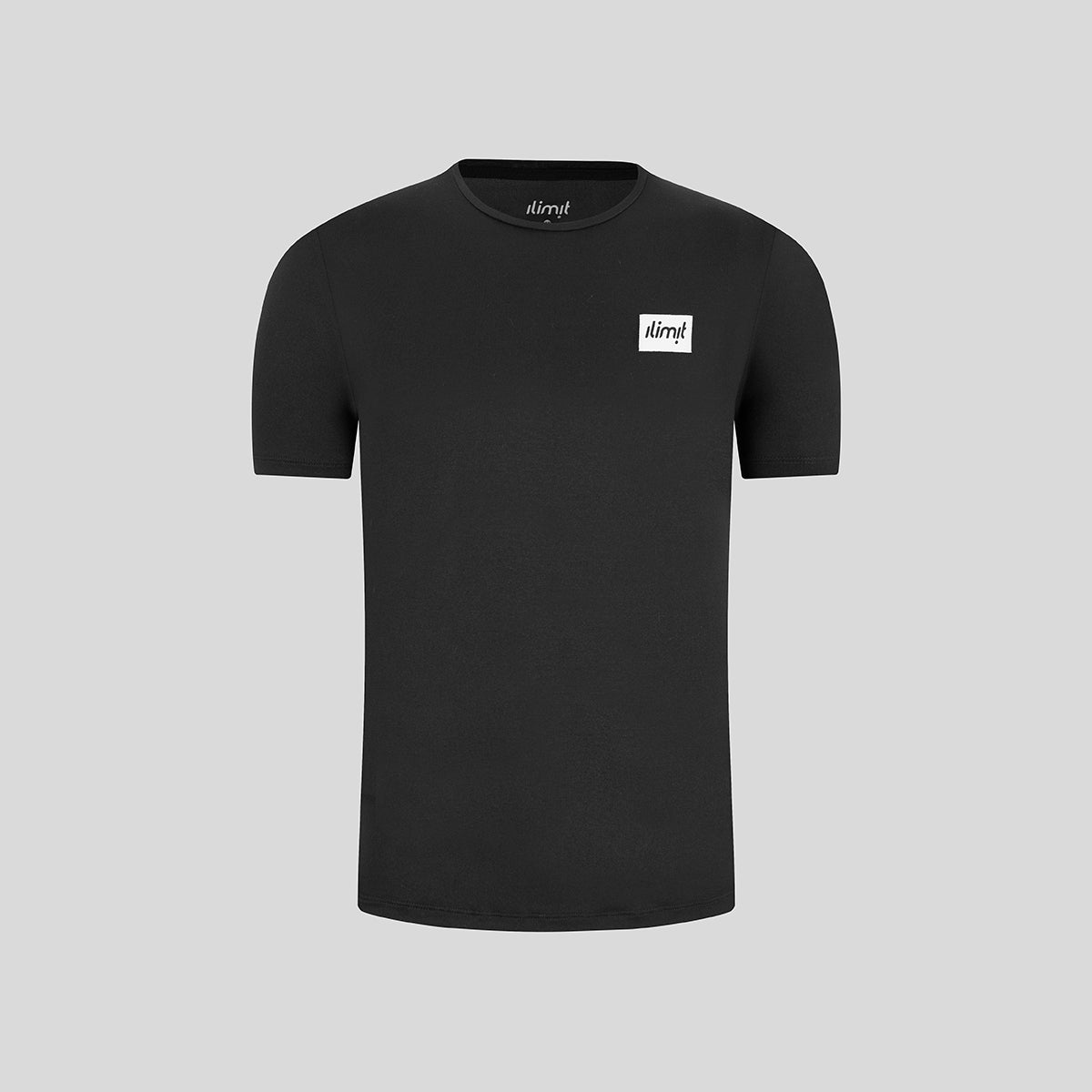 camiseta running negra hombre