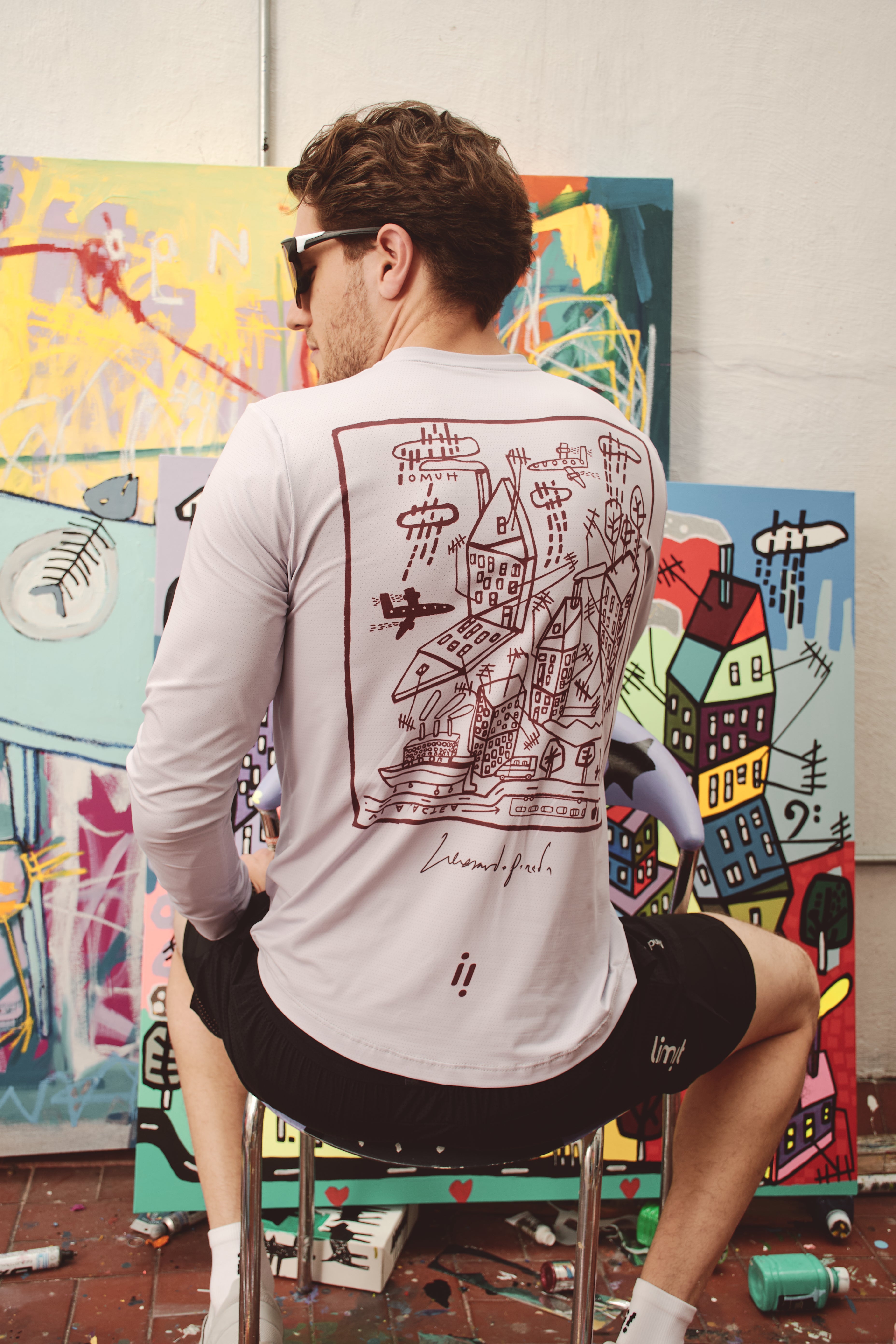 Camiseta Edición Limitada Manga Larga Hombre THE GALLERY - CITY