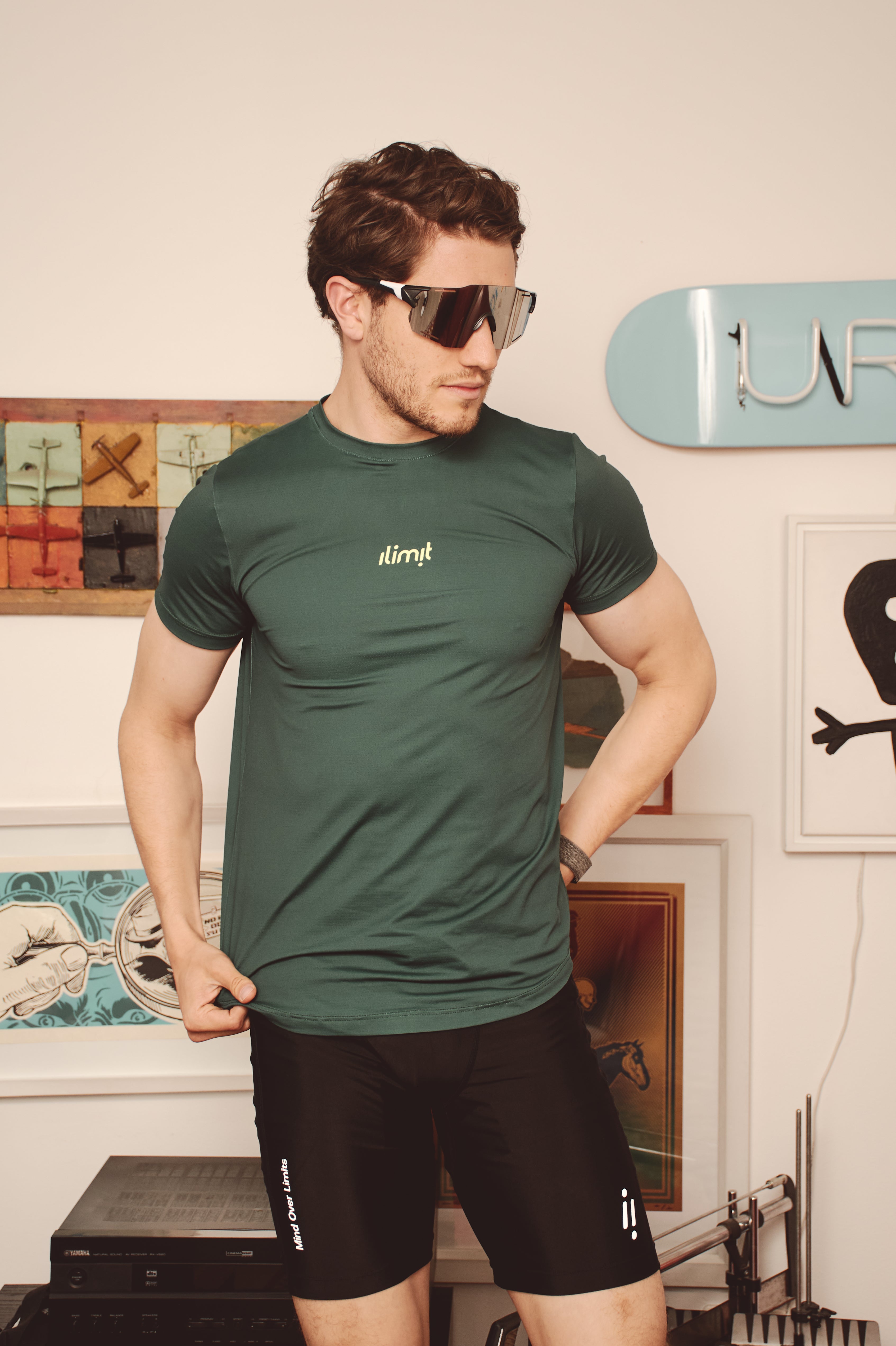 Camiseta Edición Limitada Manga Corta Hombre THE GALLERY - RUN DON’T WALK