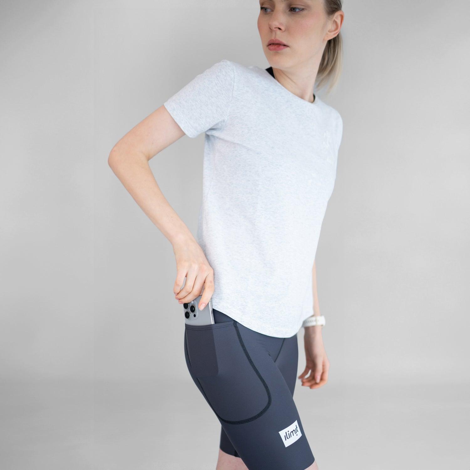 lycra deportiva mujer gris