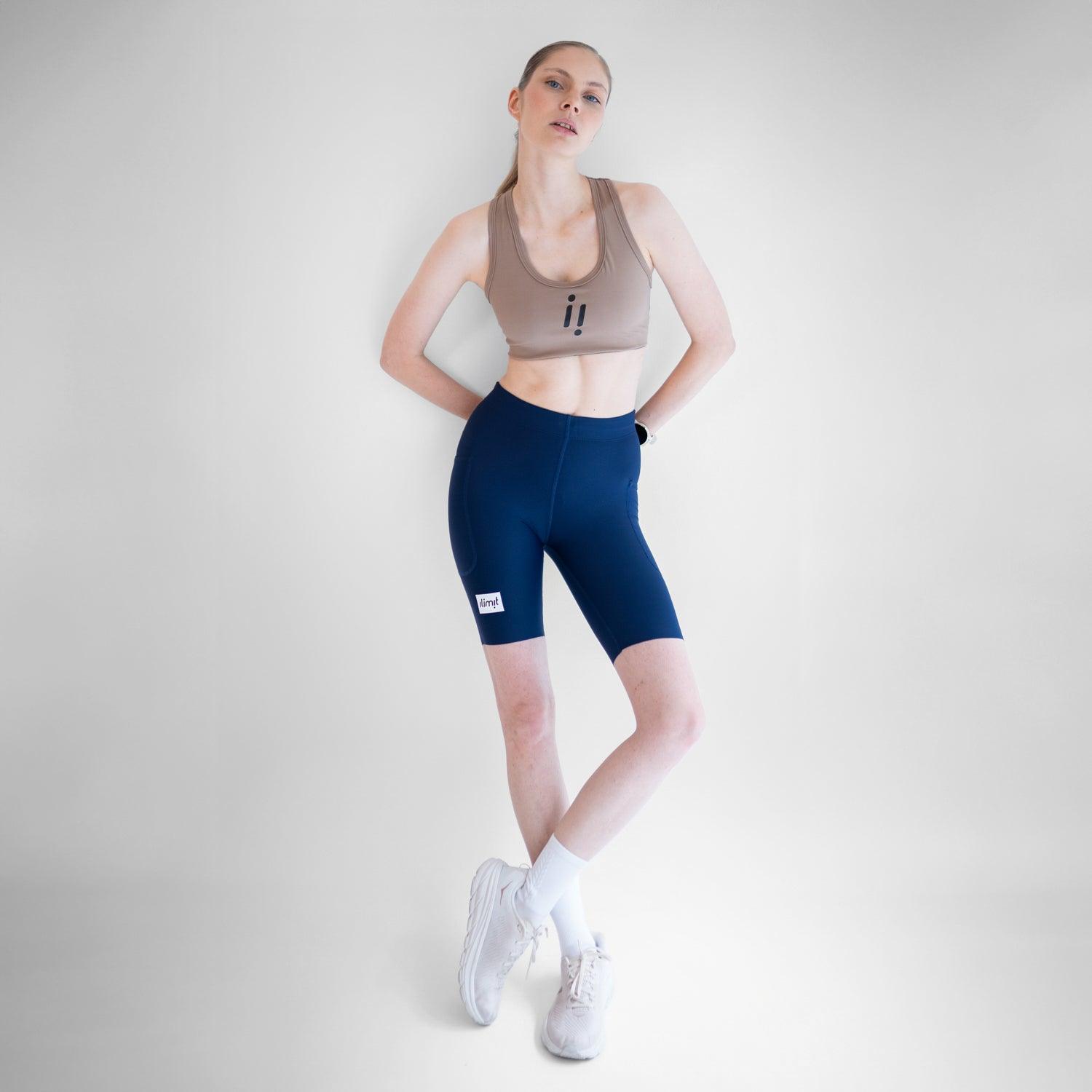 lycra deportiva ilimit azul mujer