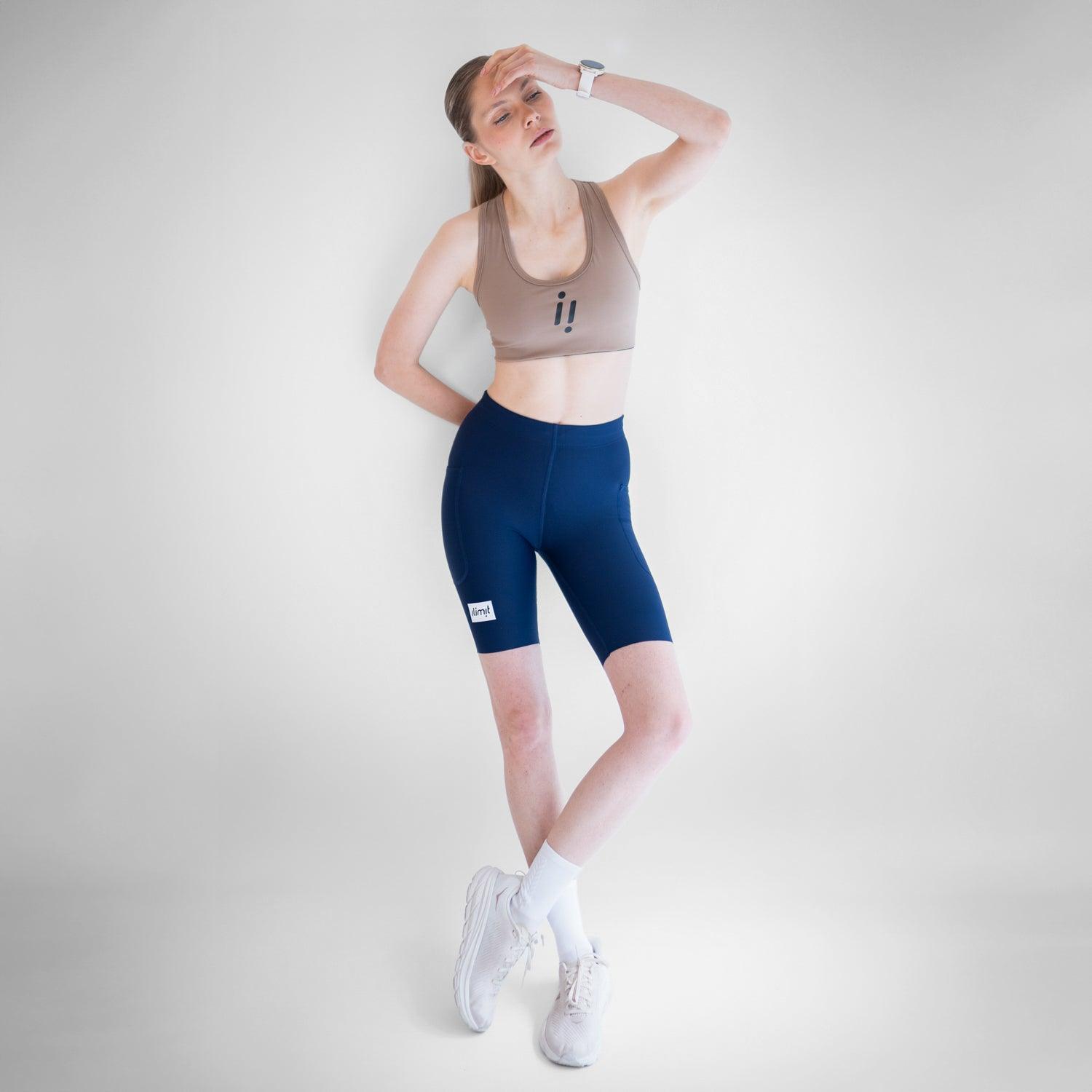 lycra deportiva mujer azul ilimit