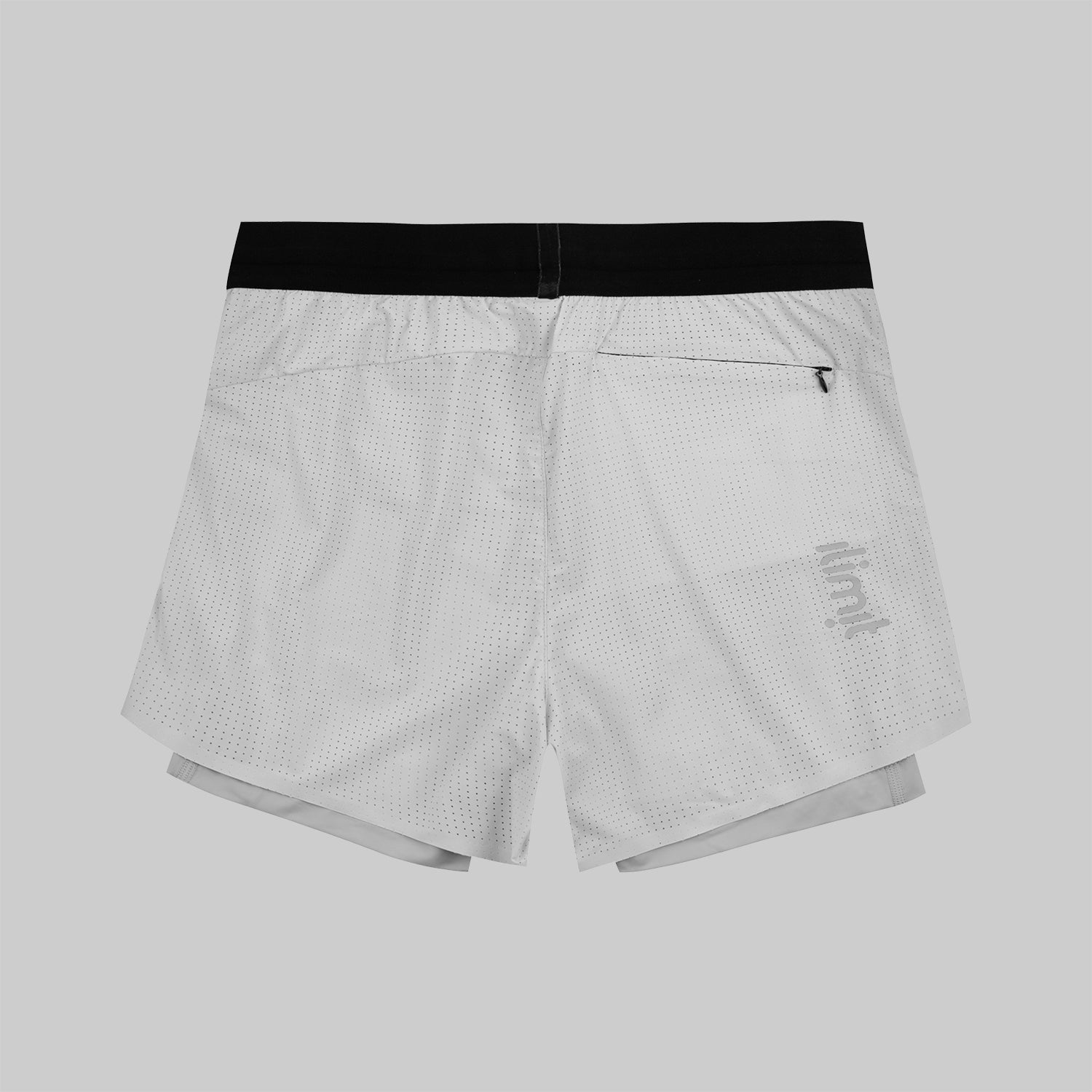 Pantaloneta Mujer 5 Inches – Gris Glacier