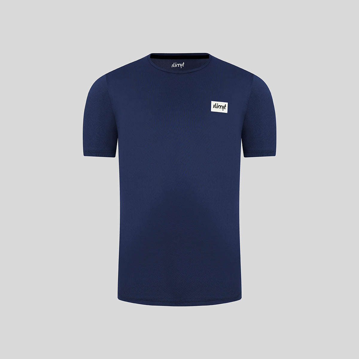camisetas running hombre azul