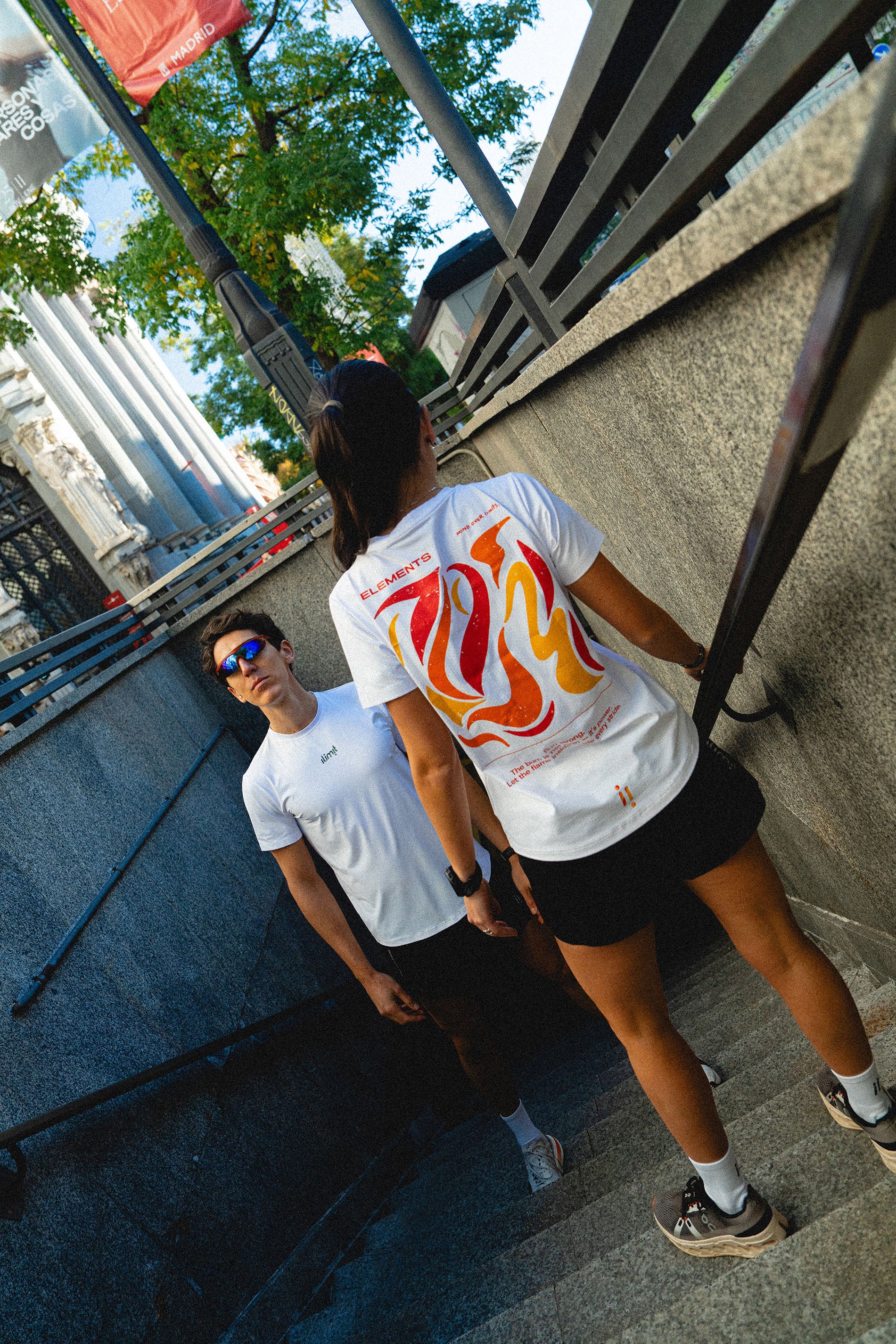 Camiseta Running Mujer Fire