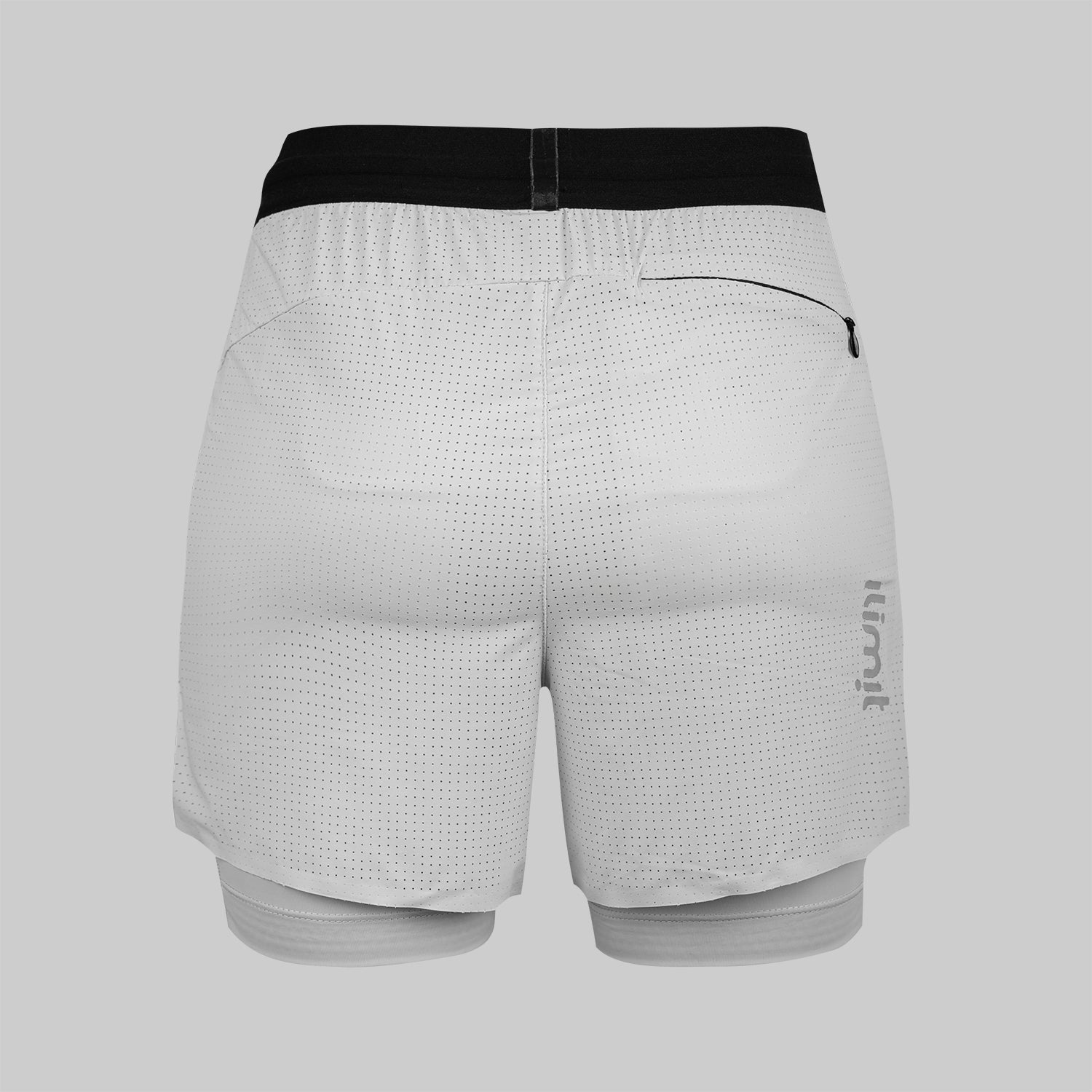 Pantaloneta Mujer 5 Inches – Gris Glacier