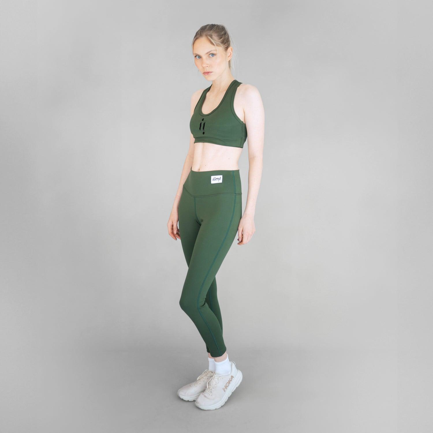 leggins deportivo verde mujer