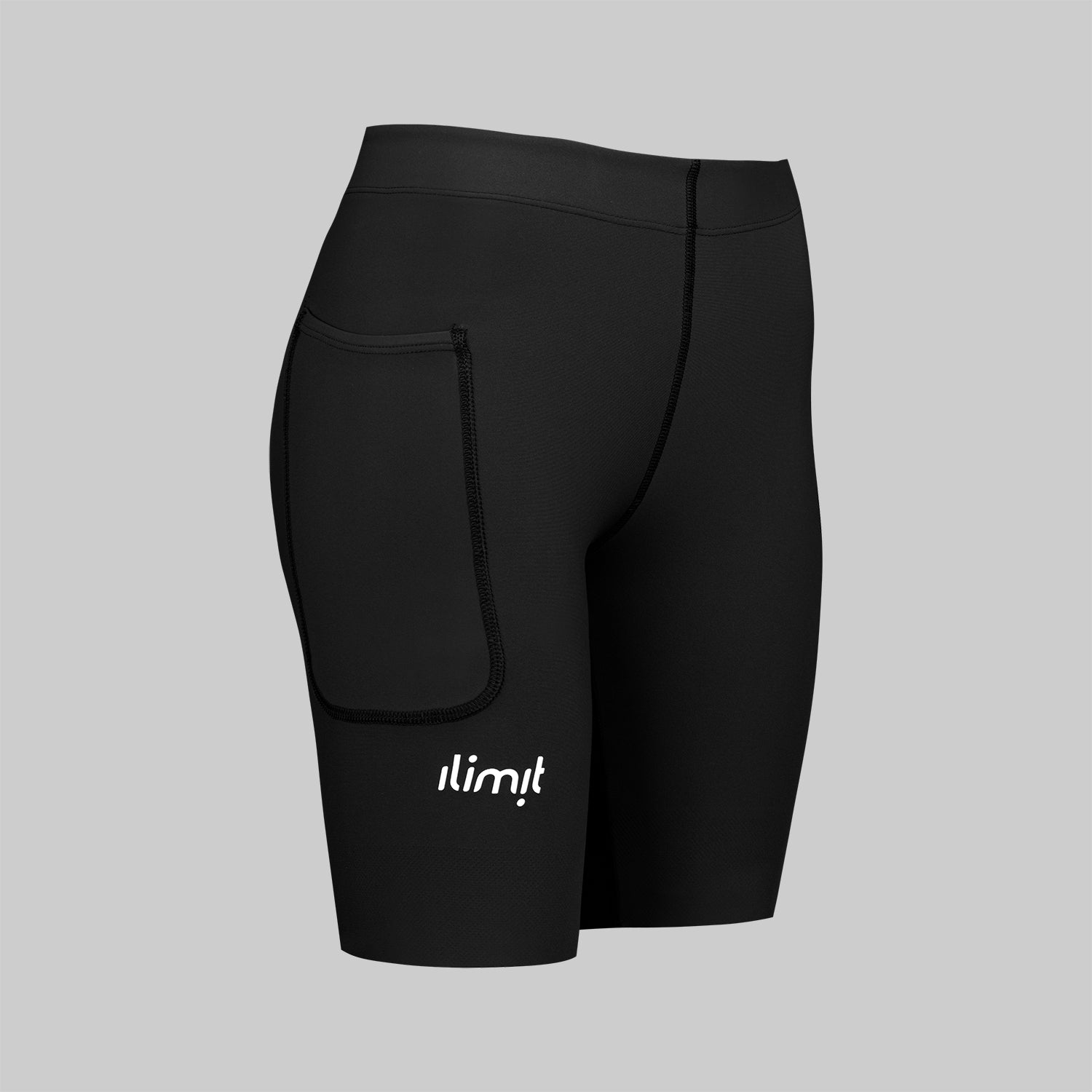 Shorts Deportivos Mujer Negra