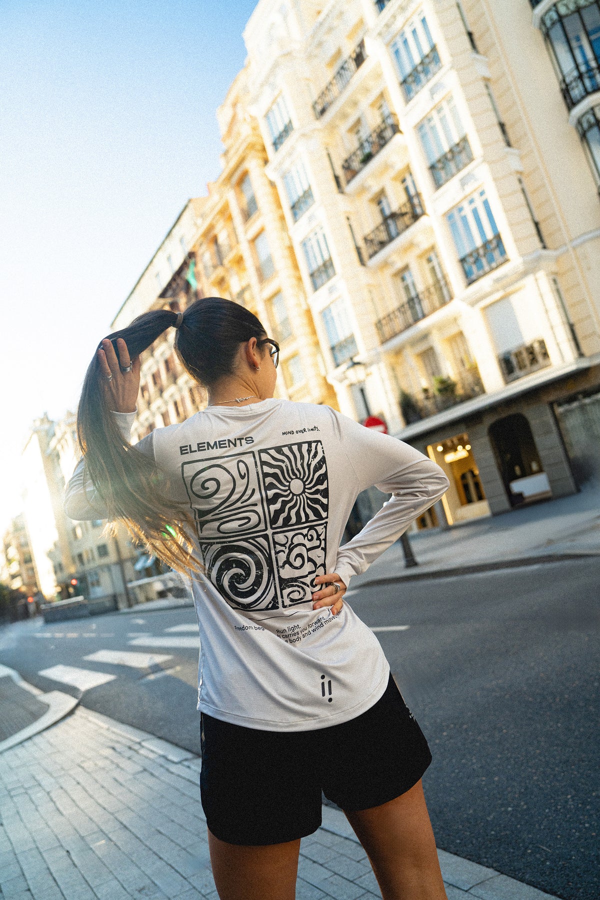 Camiseta Manga Larga Running Mujer Wind