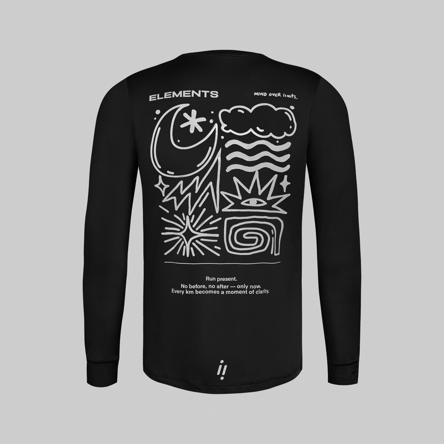 Camiseta Manga Larga Running Hombre Ether