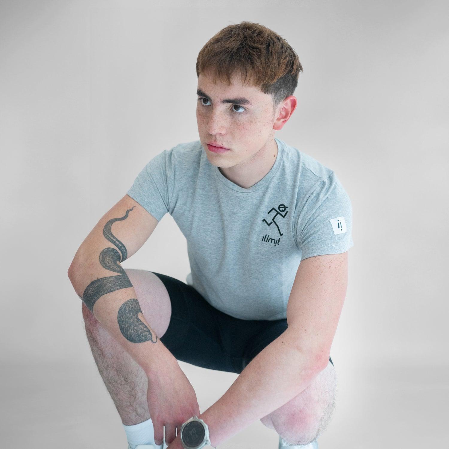 Camiseta Deportiva Hombre Altitud Gris 