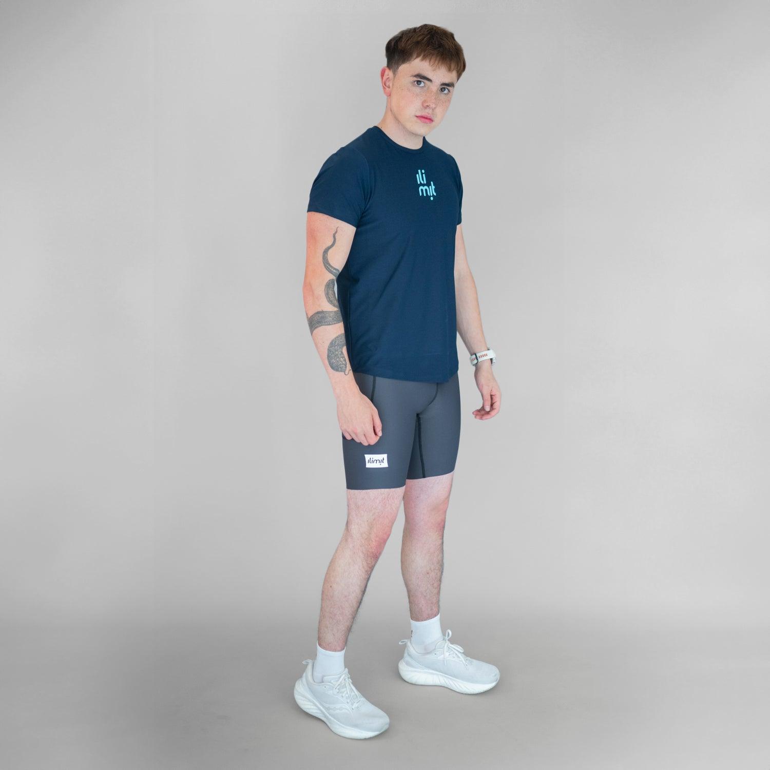 Camiseta Deportiva Hombre Altitud azul marino ilimit