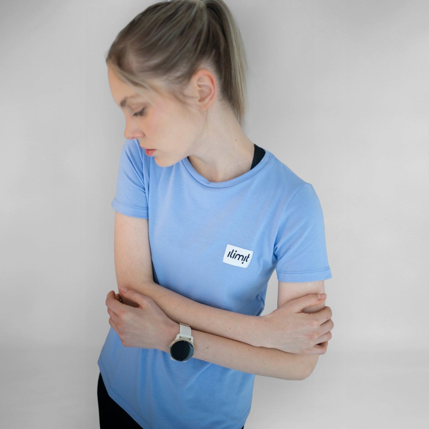 Camiseta Running Mujer Pro Race azul