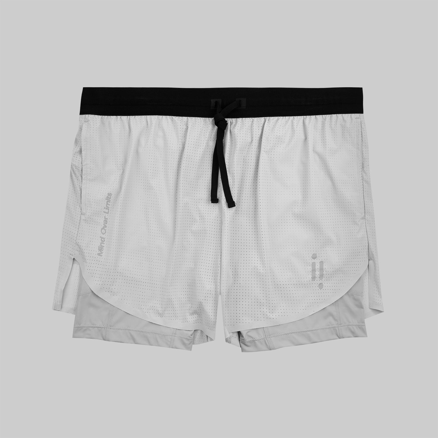 Pantaloneta Hombre 5 Inches – Gris Glacier
