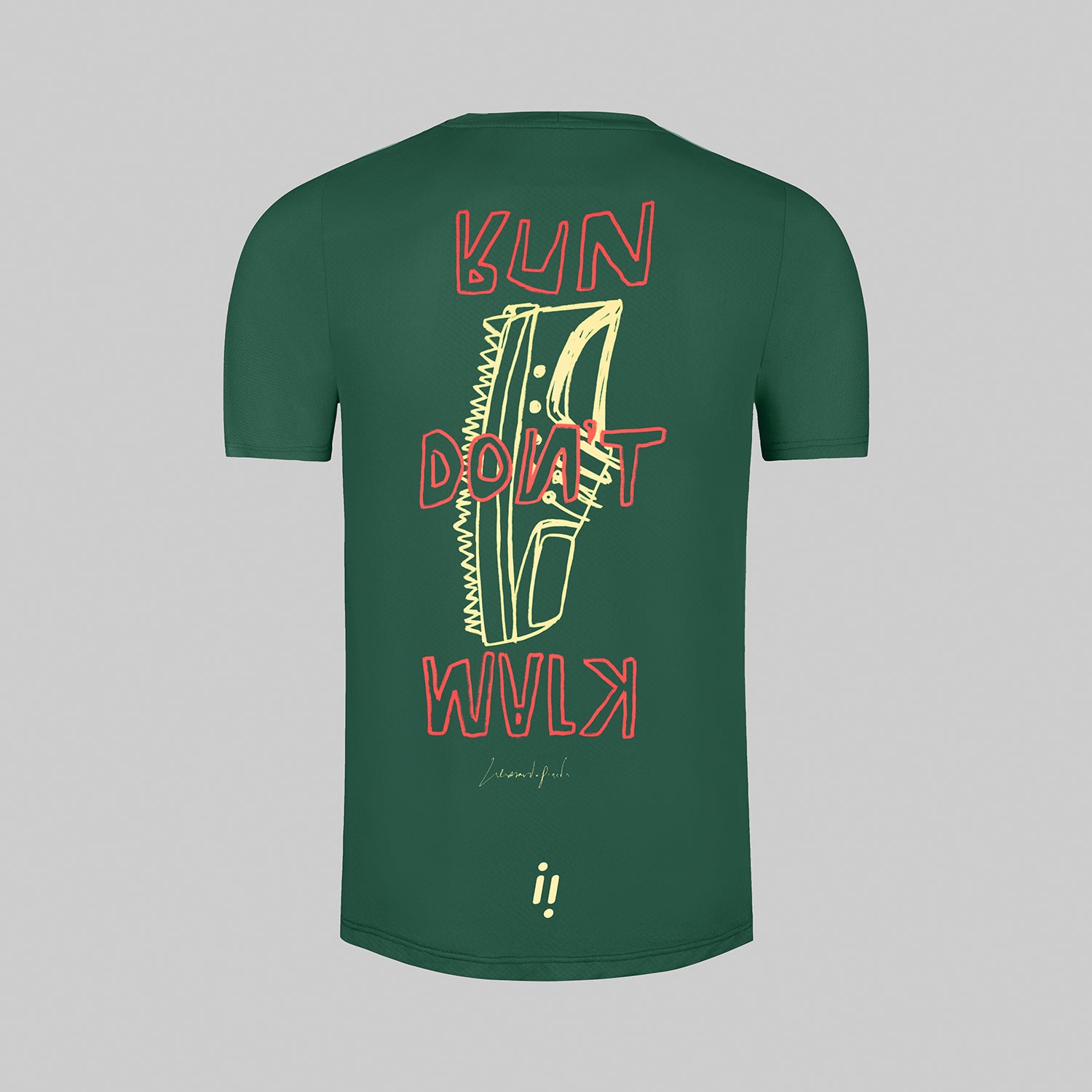 Camiseta Edición Limitada Manga Corta Hombre THE GALLERY -  RUN DON’T WALK