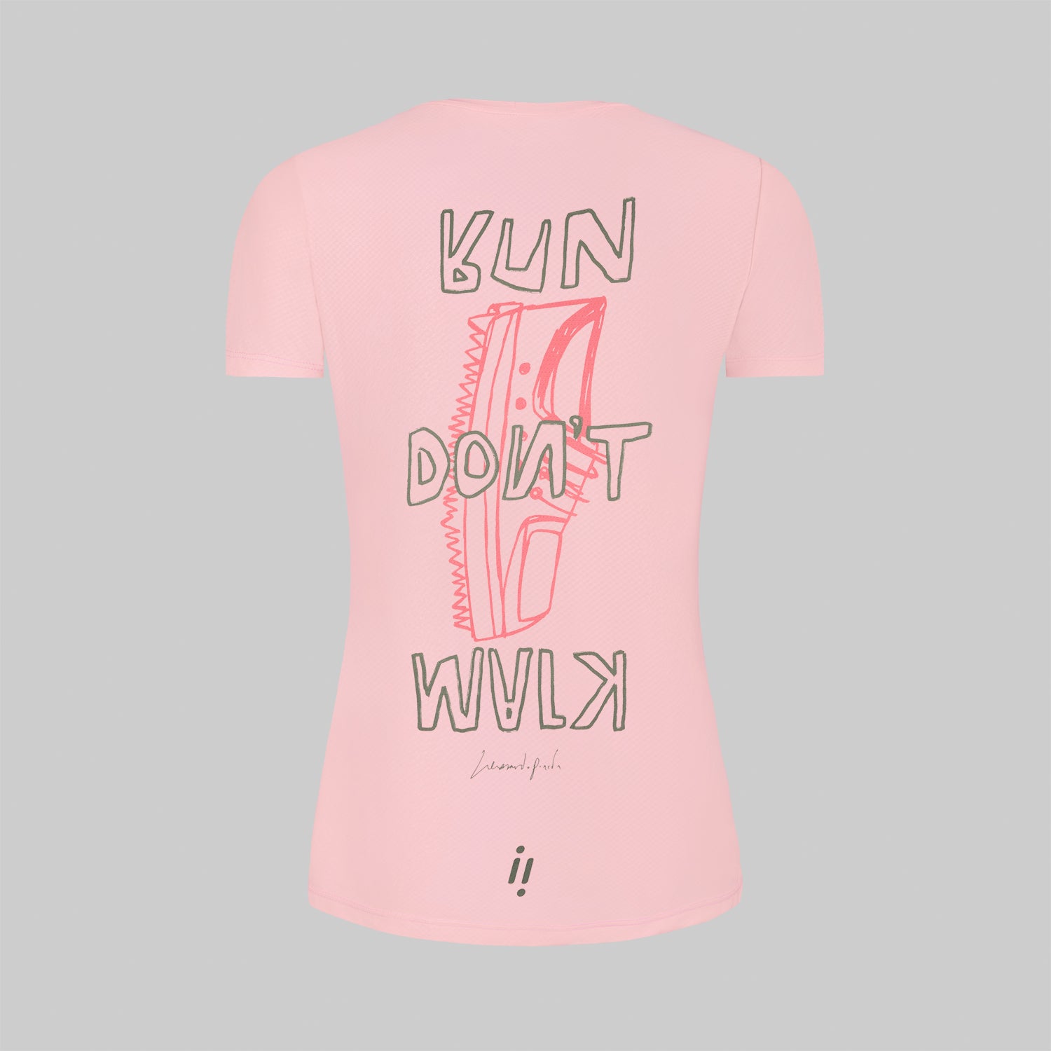 Camiseta Edición Limitada Manga Corta Mujer THE GALLERY -  RUN DON’T WALK