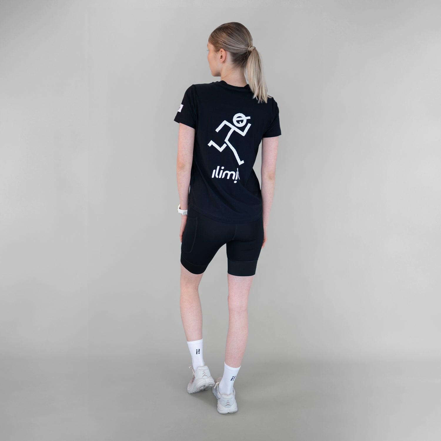 lycra deportiva negra de mujer