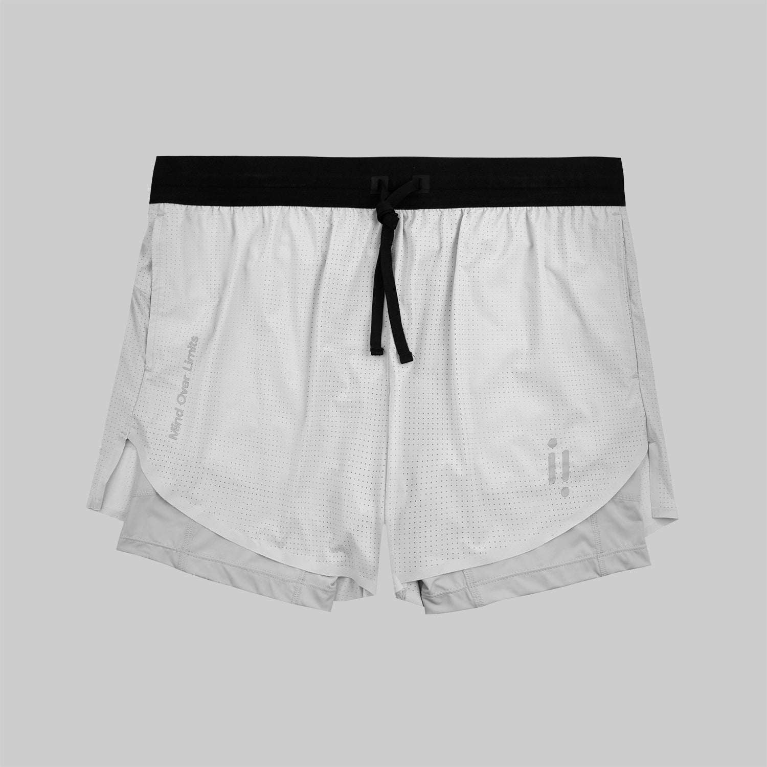 Pantaloneta Mujer 5 Inches – Gris Glacier